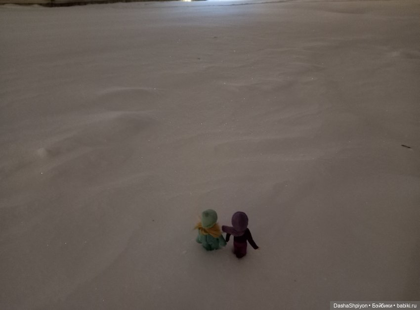🌨️ Первая зимняя прогулка 💜❄️