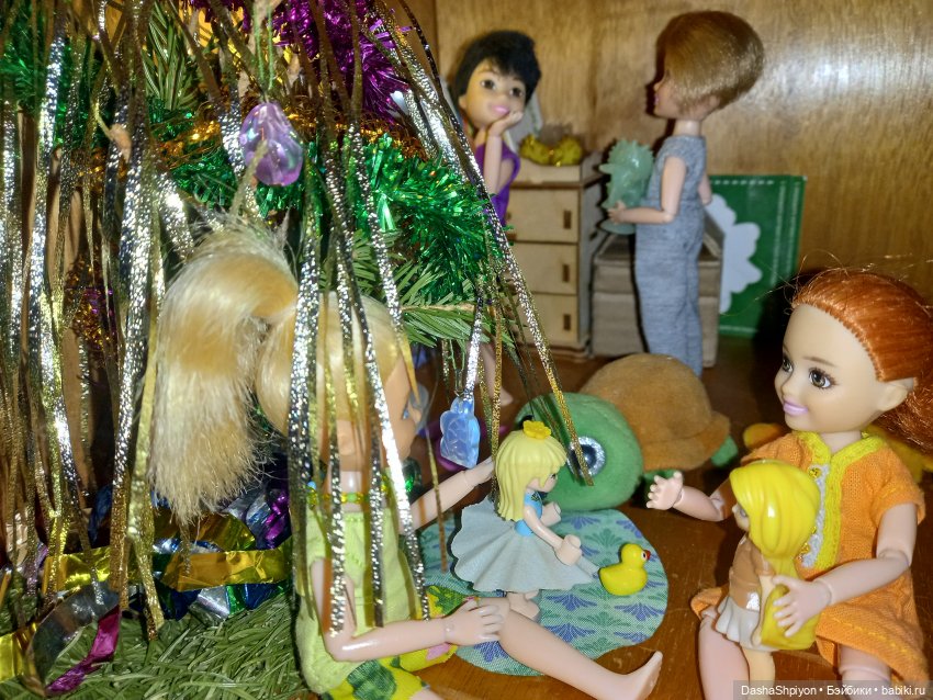 💗 Игра возле новогодней ёлки 🎄🦖 (фото 10)