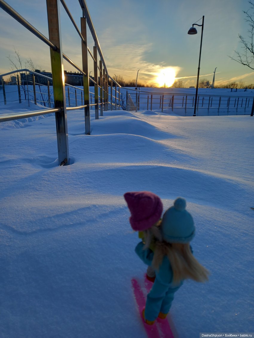 ☀️ Январская прогулка под солнцем ❄️🤍