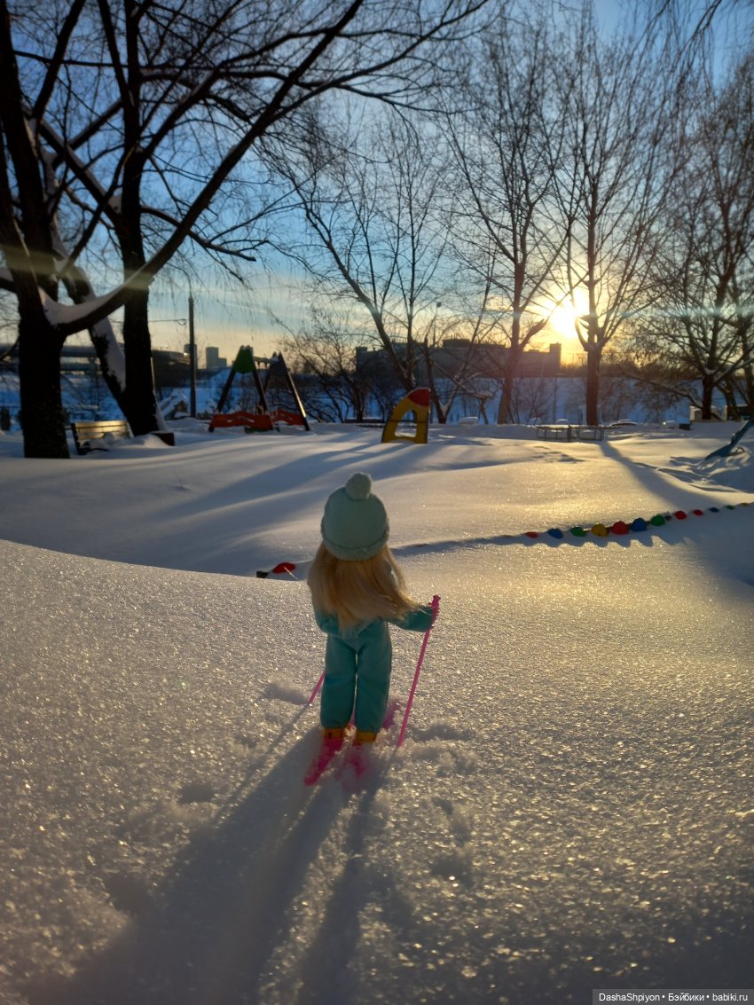 ☀️ Январская прогулка под солнцем ❄️🤍 (фото 4)