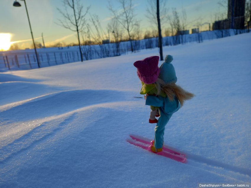 ☀️ Январская прогулка под солнцем ❄️🤍