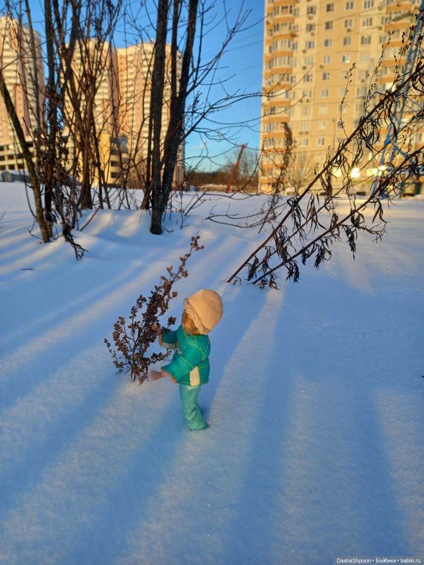 ☀️ Январская прогулка под солнцем ❄️🤍