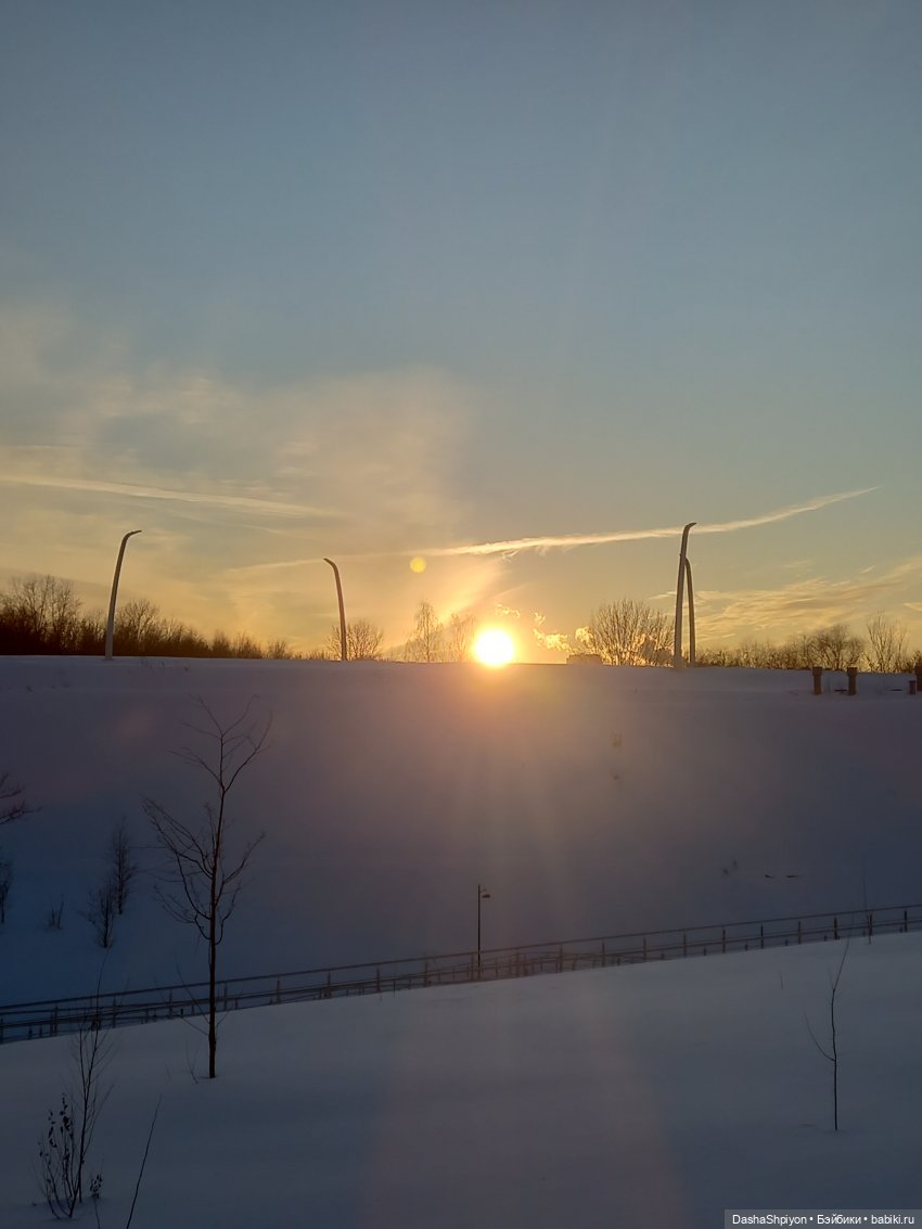 ☀️ Январская прогулка под солнцем ❄️🤍