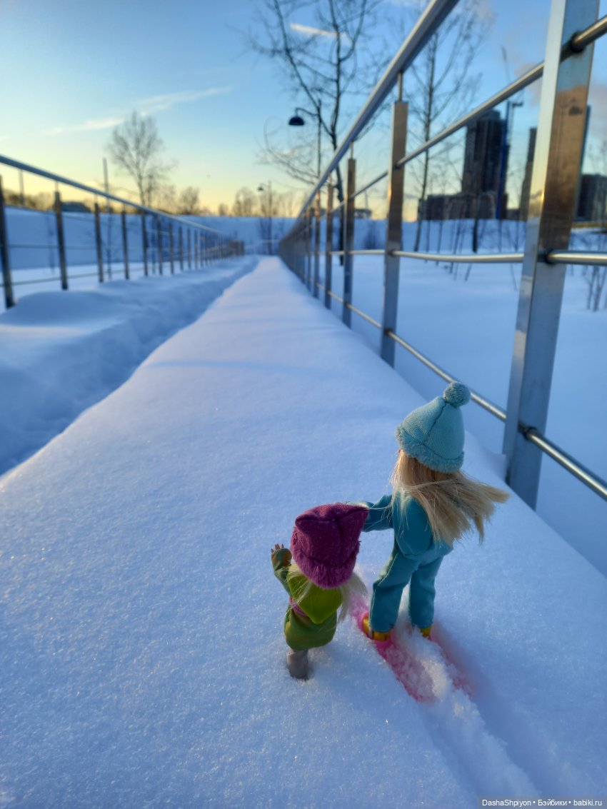 ☀️ Январская прогулка под солнцем ❄️🤍