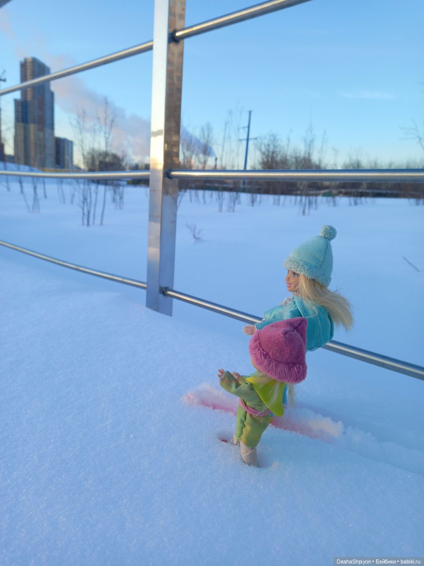 ☀️ Январская прогулка под солнцем ❄️🤍