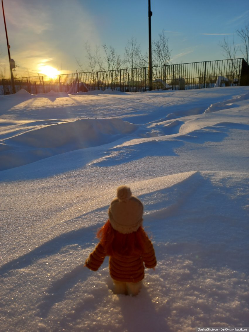 ☀️ Январская прогулка под солнцем ❄️🤍