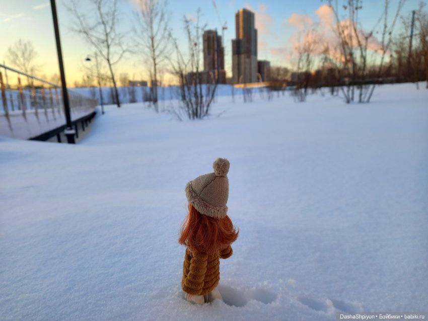 ☀️ Январская прогулка под солнцем ❄️🤍