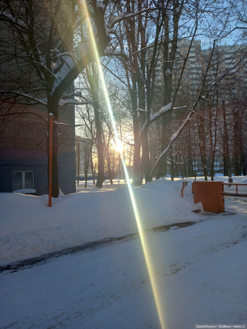 ☀️ Январская прогулка под солнцем ❄️🤍