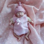 Мини реборн девочка  Кукла младенец
