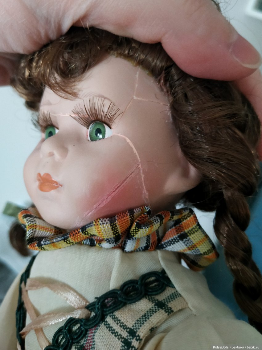 Возвращение к жизни — Ремонт и реставрация фарфоровых кукол: склейка (фото 2)