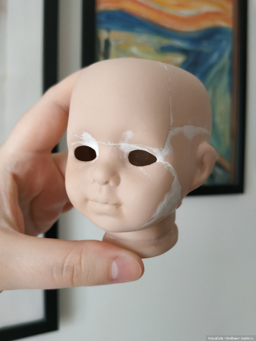 Возвращение к жизни — Ремонт и реставрация фарфоровых кукол: склейка (фото 5)