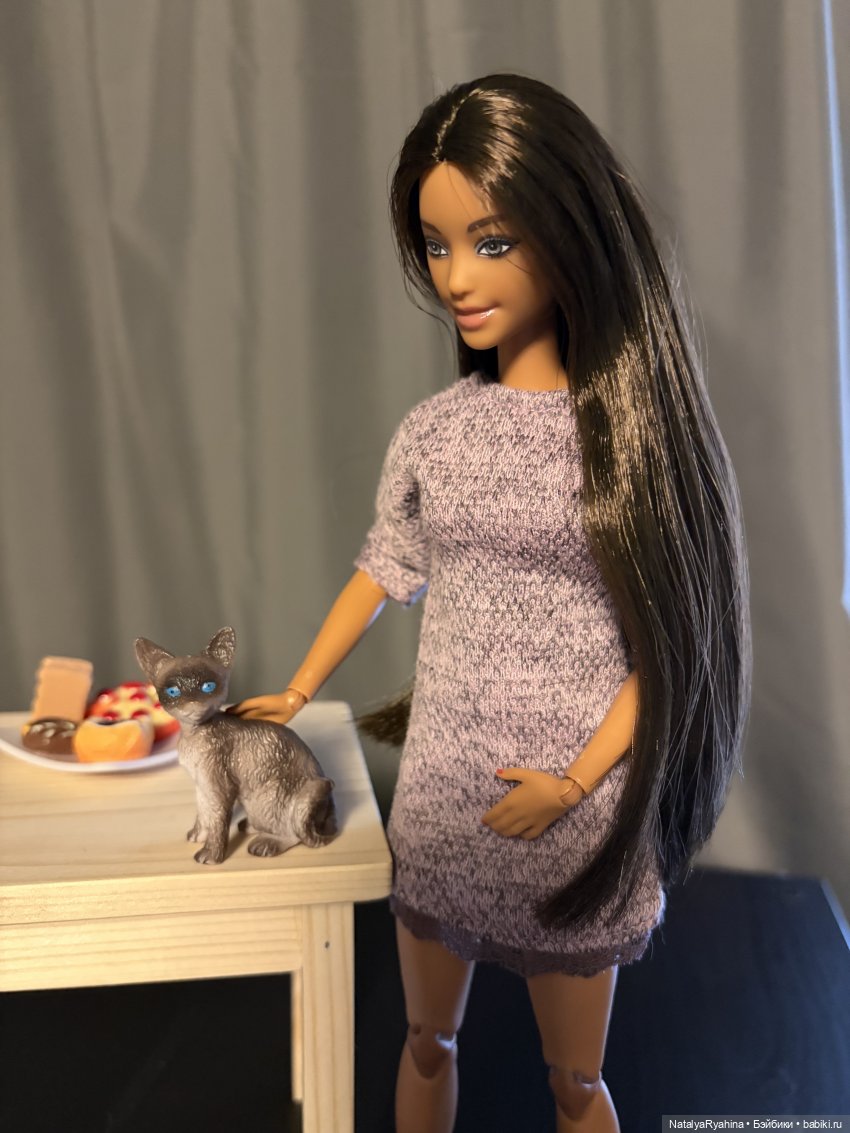 And the Olivia goes to...Midge! Моя первая ООАК кукла (фото 6)