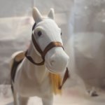 Лошадь флокированная