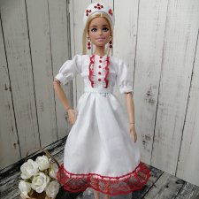 Нарядное платье в русском стиле