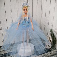 Пышное новогоднее платье