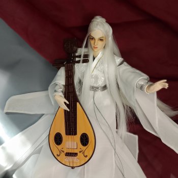 Роспись лица куклы с АлиЭкспресс.