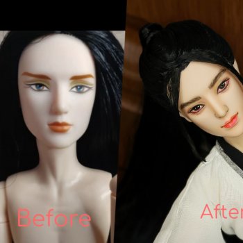 Перерисовка парня с Али.