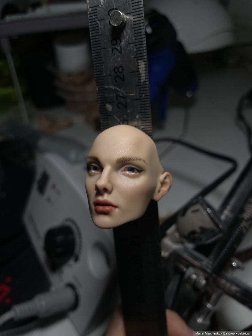 Пластилиновая голова — Авторские шарнирные куклы своими руками: лепка