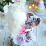 Вязаный слоник для кукол