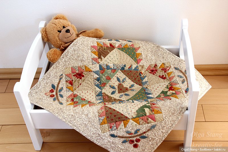 кукольное одеялко