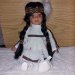 Мягкая сувенирная индеанка