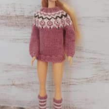 Вязаный комплект одежды аутфит