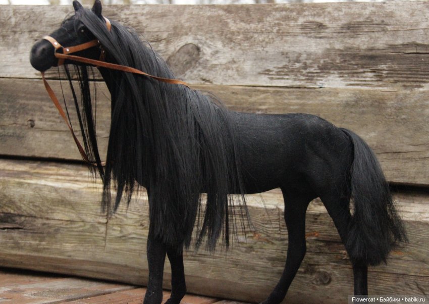 А есть ли у ваших кукол лошадки?))...Немного апгрейда - как я делала нашим коням презентабельный вид))) (фото 3)