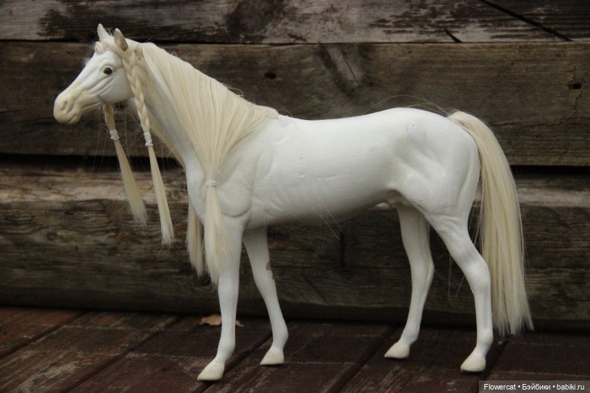 А есть ли у ваших кукол лошадки?))...Немного апгрейда - как я делала нашим коням презентабельный вид)))