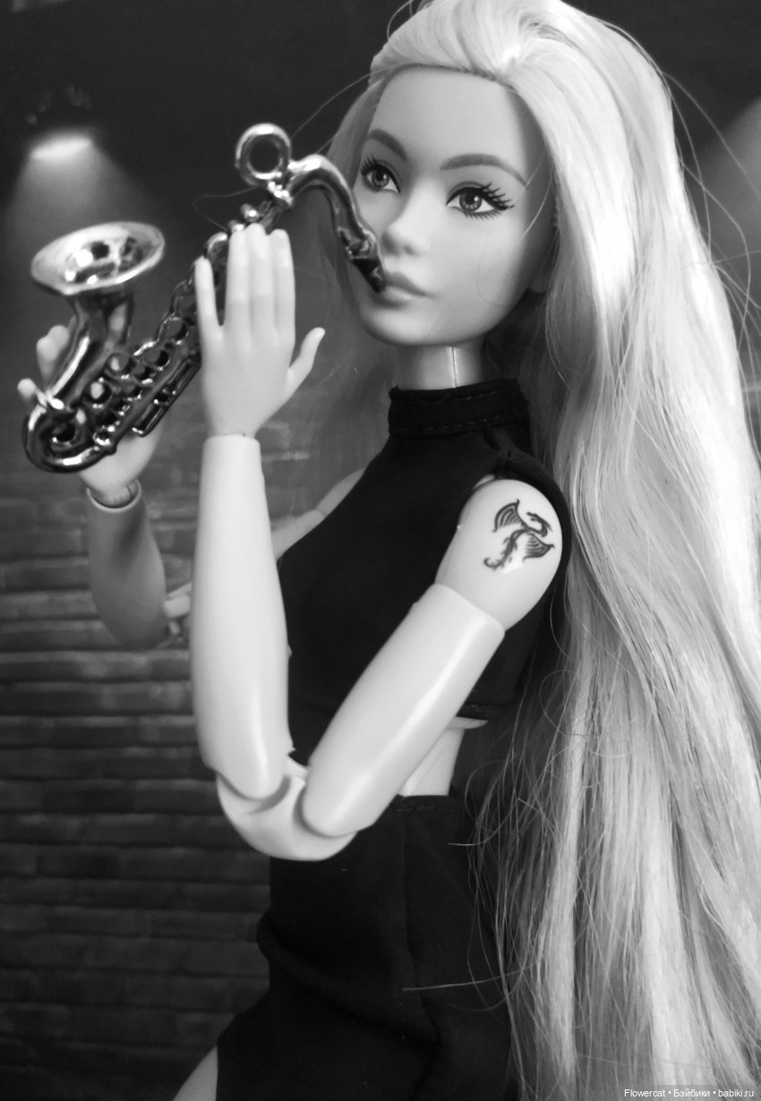 Мои музыканты, наши музыкальные инструменты и спонтанная чёрно-белая фотосессия) (фото 7)