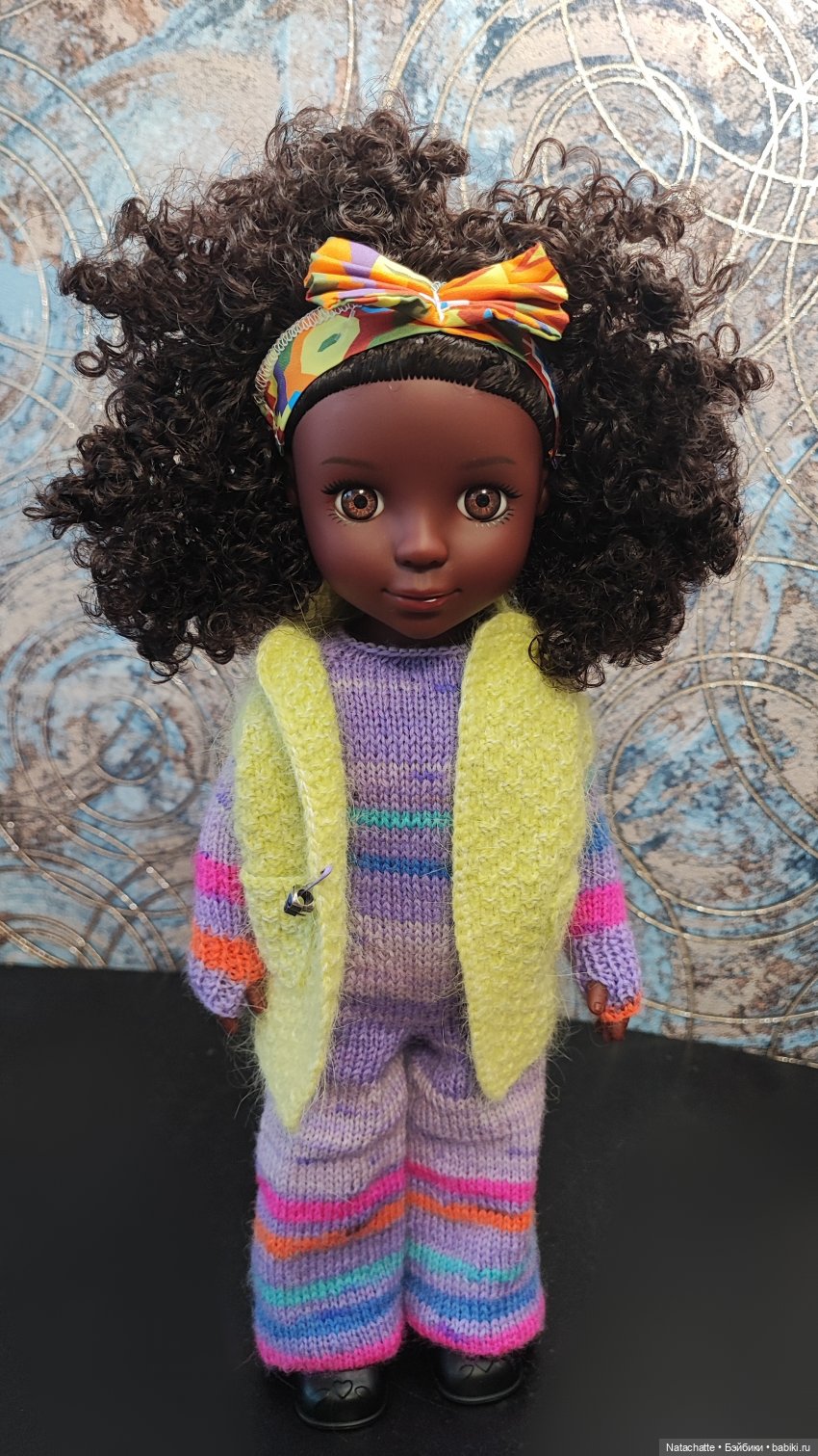 Обзор на африканскую девочку 30 см Китай (фото 5)