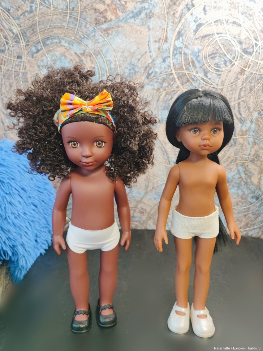 Обзор на африканскую девочку 30 см Китай (фото 4)