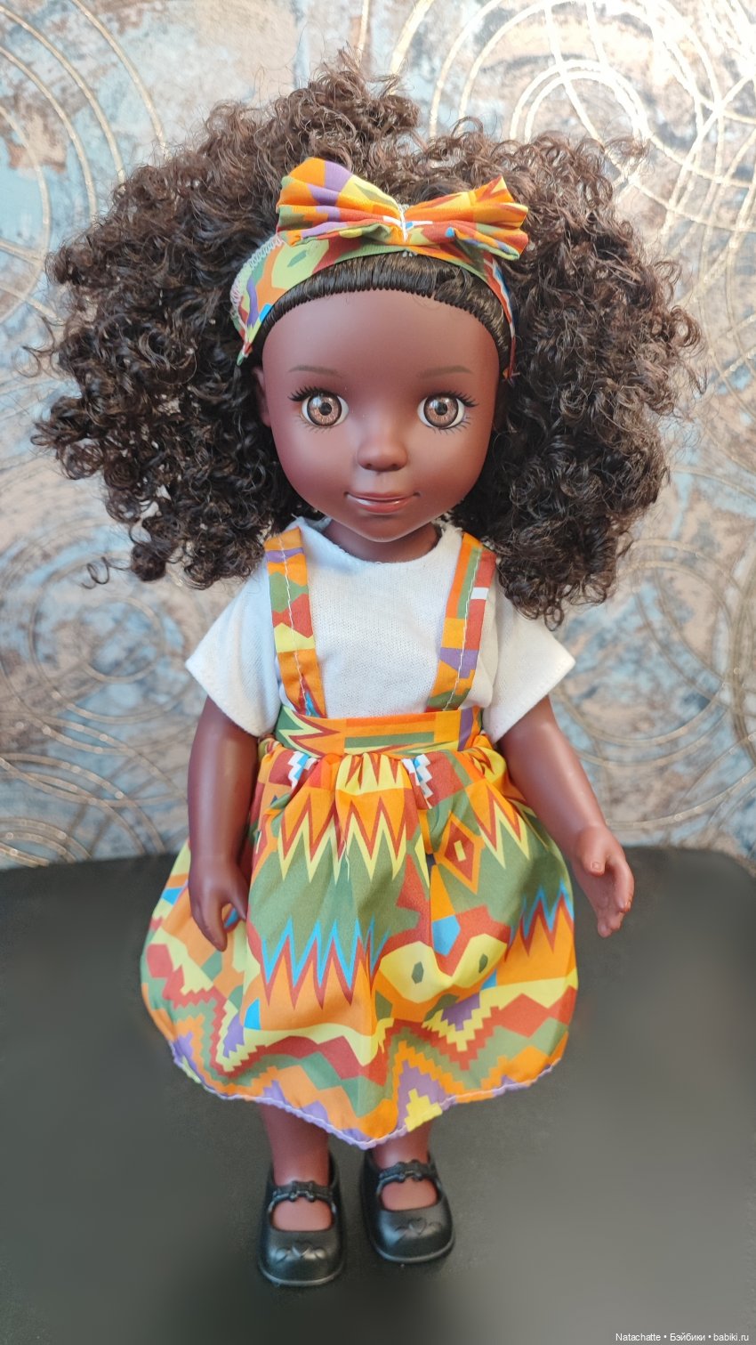 Обзор на африканскую девочку 30 см Китай