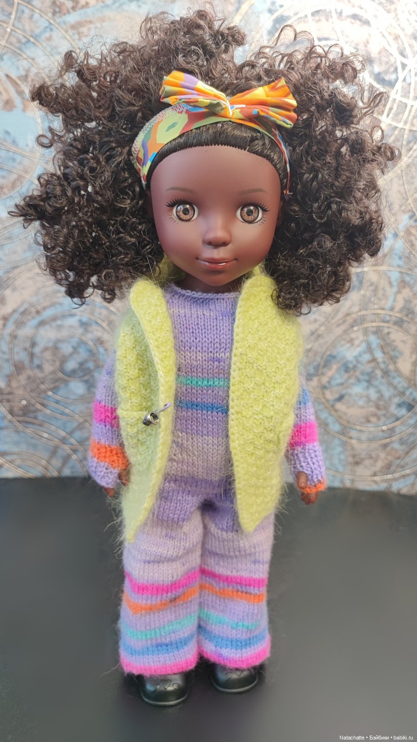Обзор на африканскую девочку 30 см Китай (фото 2)