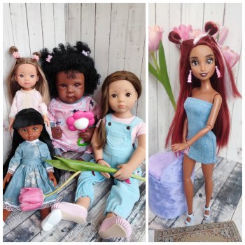 Моя праздничная новенькая и мартовские переодевашки