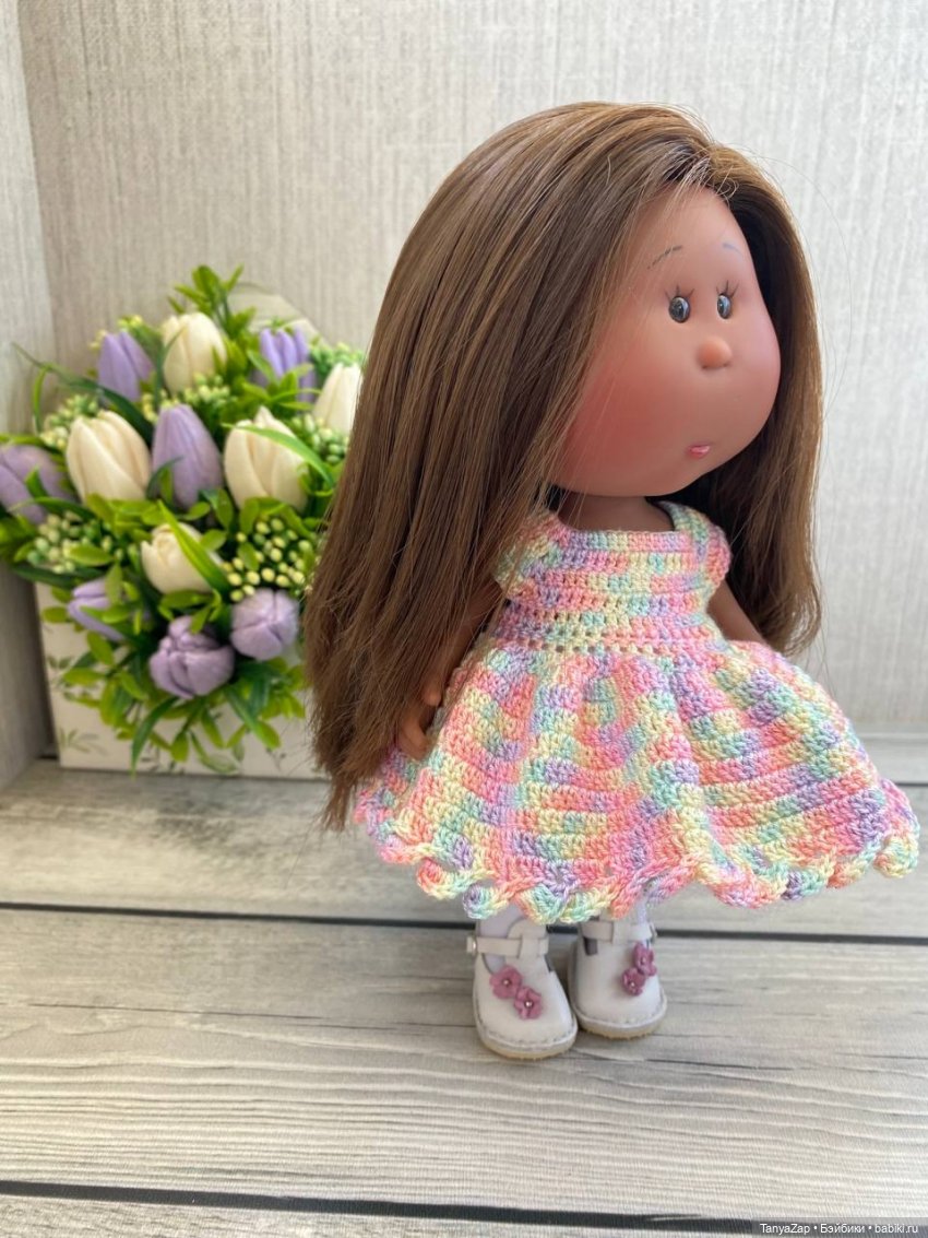 Очаровательное платье для малышки Мии 23 см