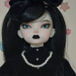 Кукла готичная в стиле Адамс