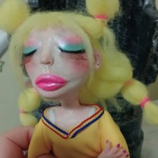 Авторская кукла Лимончик