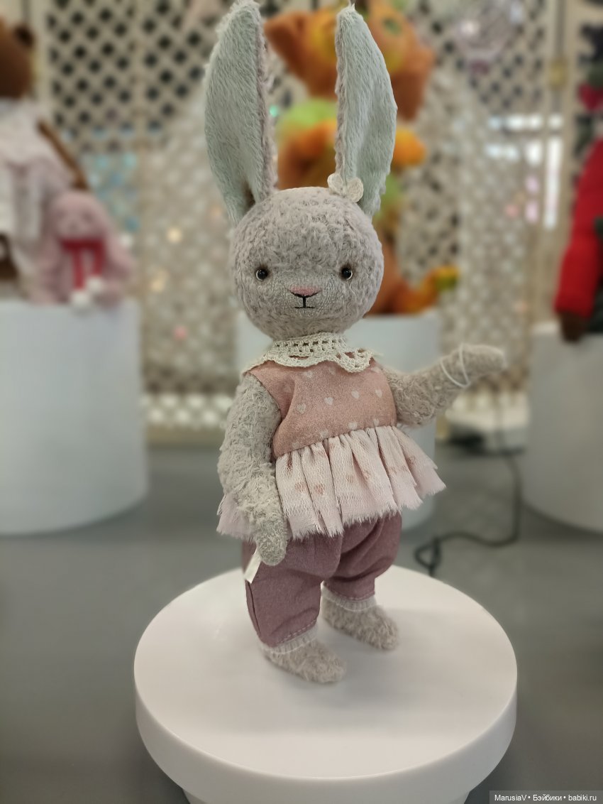 Зефирный зайка фото с выставки в Самаре