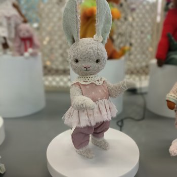 Зефирный зайка фото с выставки в Самаре