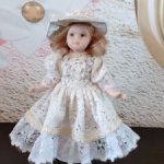 Фарфоровая кукла 15 см