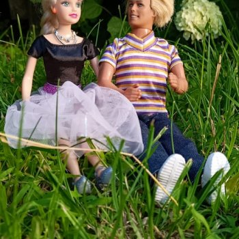 История одной американской куклосемьи. Кен и Барби с блошиного рынка.