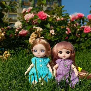 До свидания, отпуск! Кукольные зарисовки напоследок.