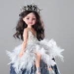 Аут фит для куклы Паола Рейна балерина Серебро