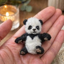 Вязаный малыш панда Сяо Пандюша Дзинь