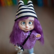 Лиловая малышка обитсу