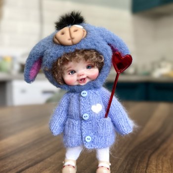 Маленький, упрямый ослик