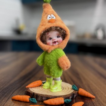 Костюм морковки на Тусе