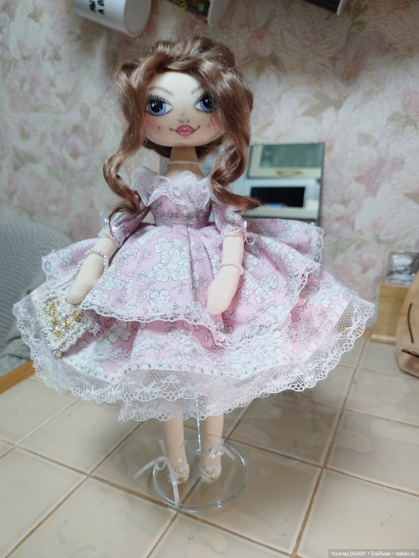 текстильная куколка ручной работы