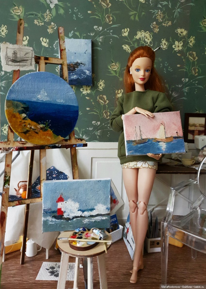 Авторская одежда для кукол и картины для кукольного интерьера - Мария Родионова