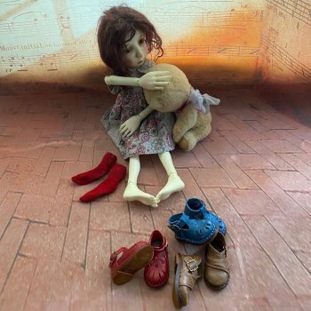 Авторская кукольная обувь из натуральной итальянской кожи